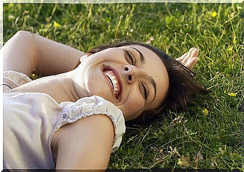 Woman on the meadow