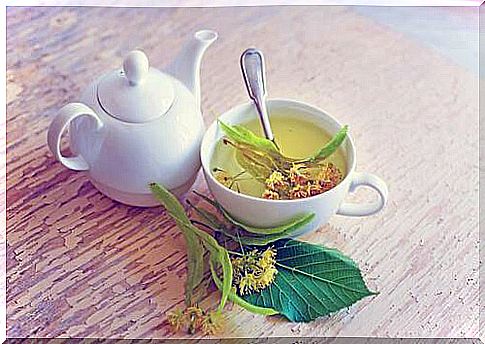 Linden herbal tea