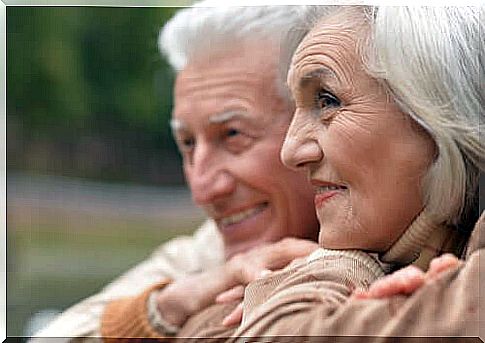 Elderly couple.